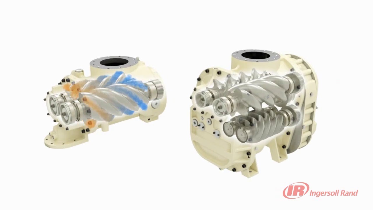 Apresenta&ccedil;&atilde;o Unidade compressora Duplo estagio Ingersoll Rand