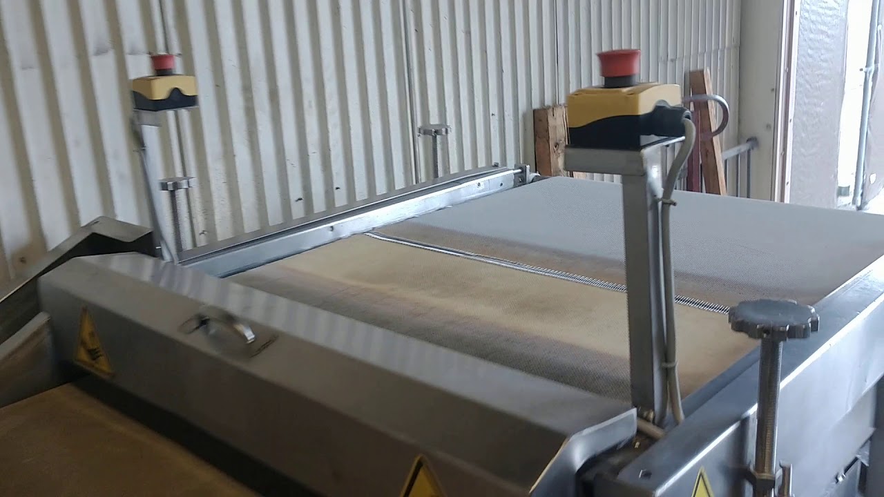 Custom Product Flattening Conveyor all stainless steel for sale now