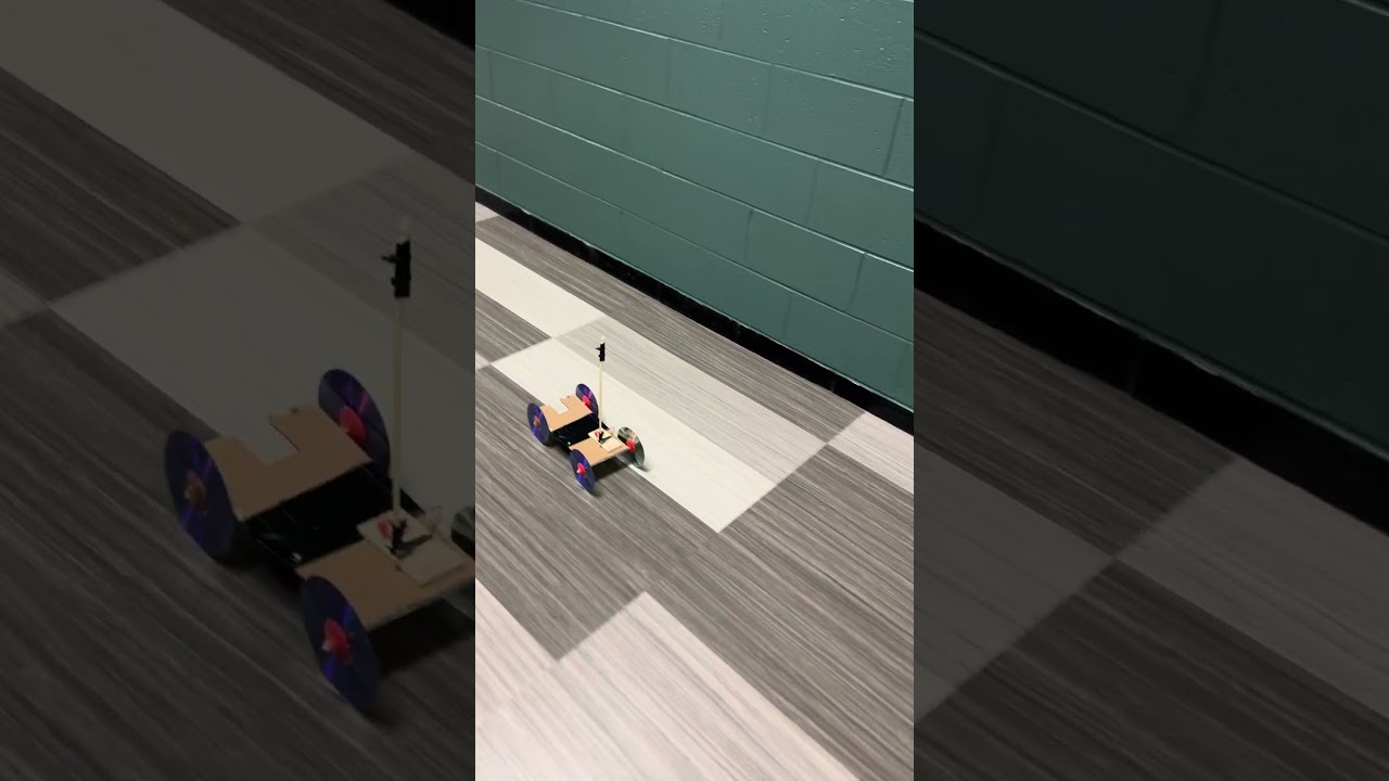 Second, final trial for mousetrap car