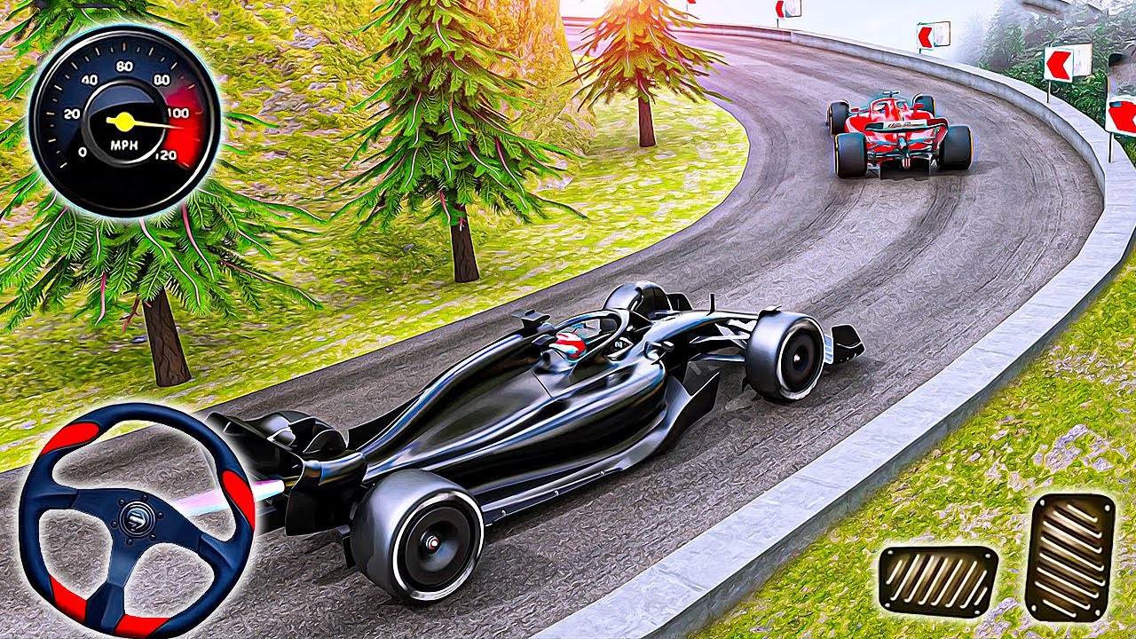 F1 Car Ramp Race 3D - Stunt Monster Formula Car Mega Ramp Car Racing - Android GamePlay
