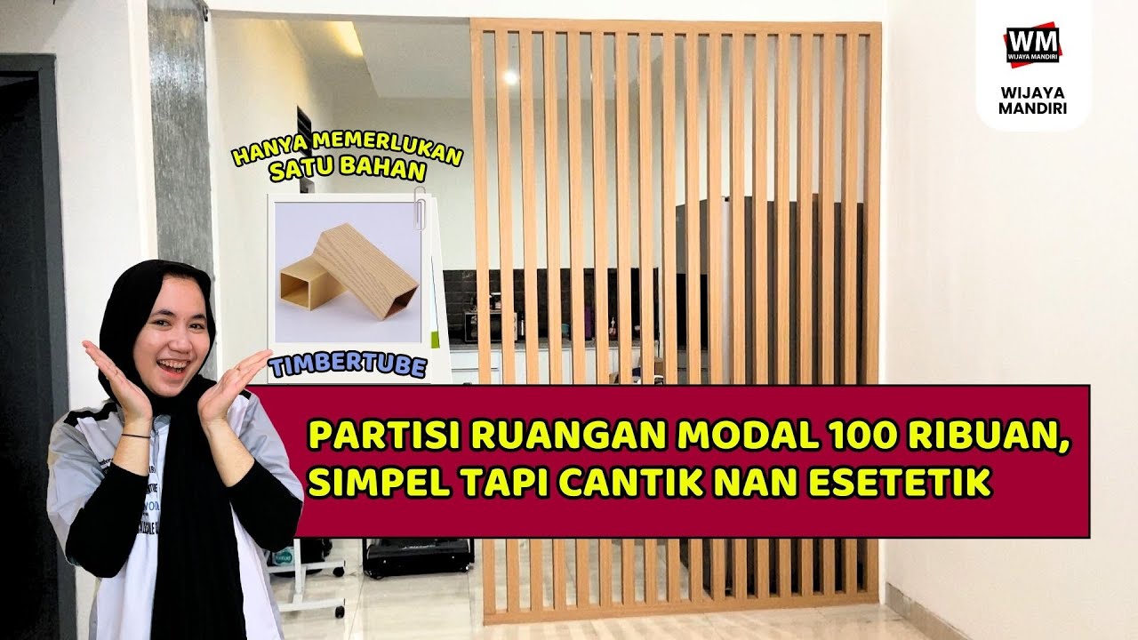 Pasang Partisi Ruangan Ternyata Gampang Dan Simpel, Modal 100 Ribuan Aja!