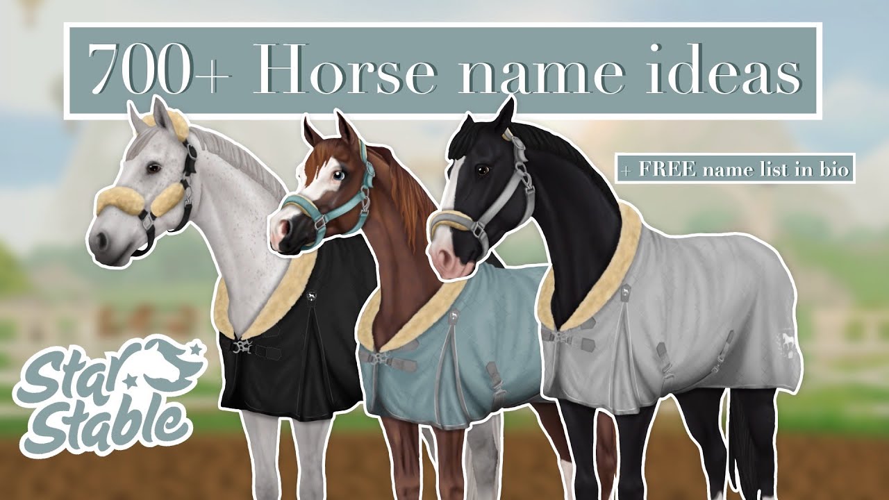 700+ Star Stable Horse Name Ideas! 🐴 (FREE name list in description!)