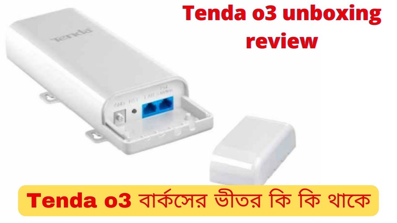 tenda O3  device unboxing/configure/all mode/live Range test