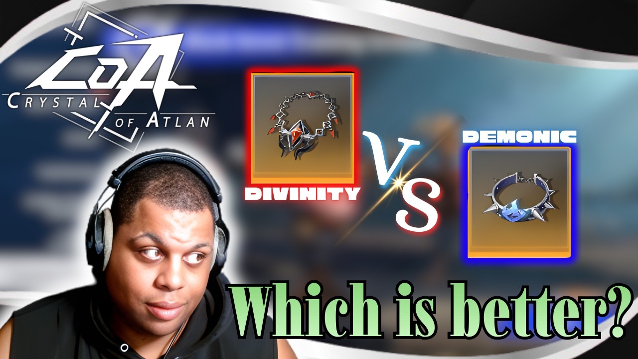 [Crystal of Atlan] Demonic vs Divinity Set for Magiblades!!