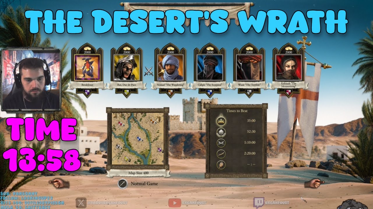 The Desert's wrath | Under 35 Minutes (13:58) | Stronghold Crusader Definitive Edition