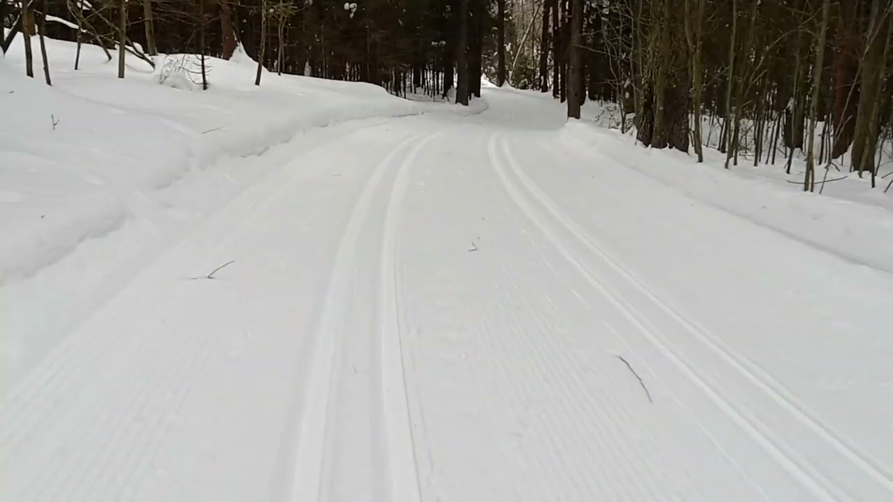Лыжная трасса Почевино, 2 спуск, самый старый.
