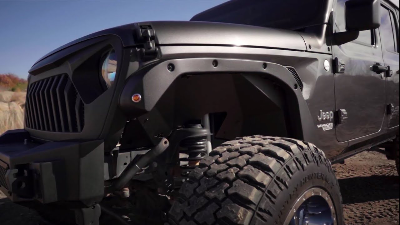 Bushwacker Trail Armor Fender Delete Kit for the Jeep Wrangler JL