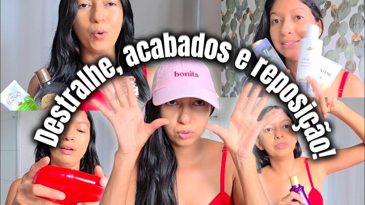 Destralhe, acabados, doações e reposição produtos de autocuidado ✨️