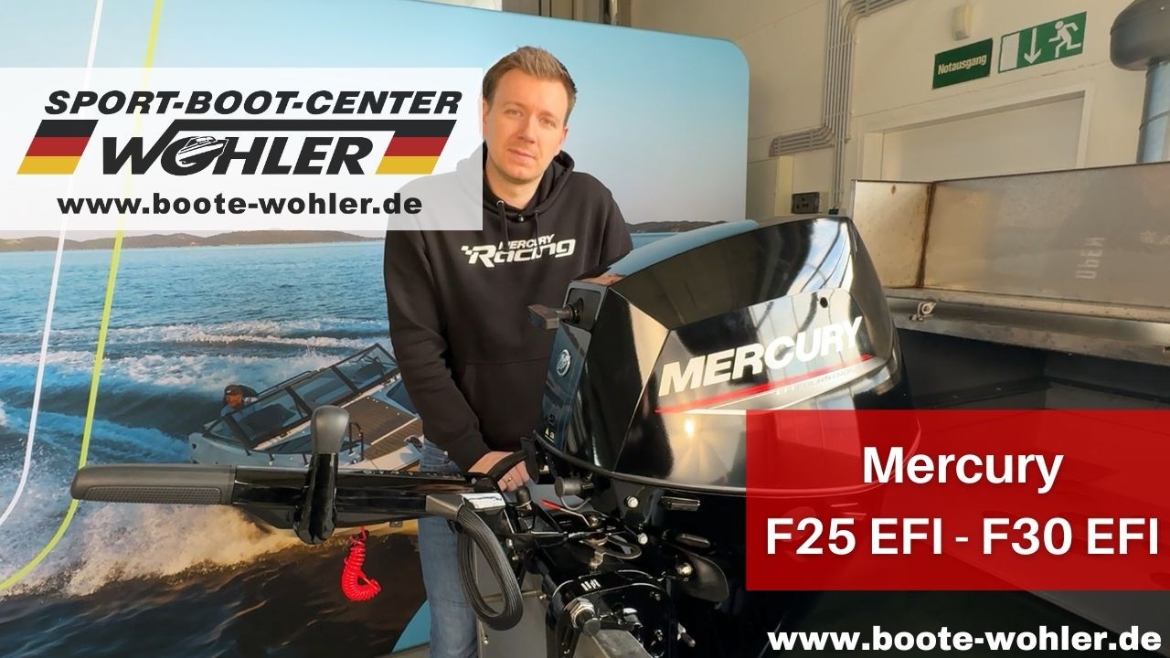 Mercury Außenborder F25 und F30 EFI - Kurzvorstellung: Eigenschaften und Handhabung