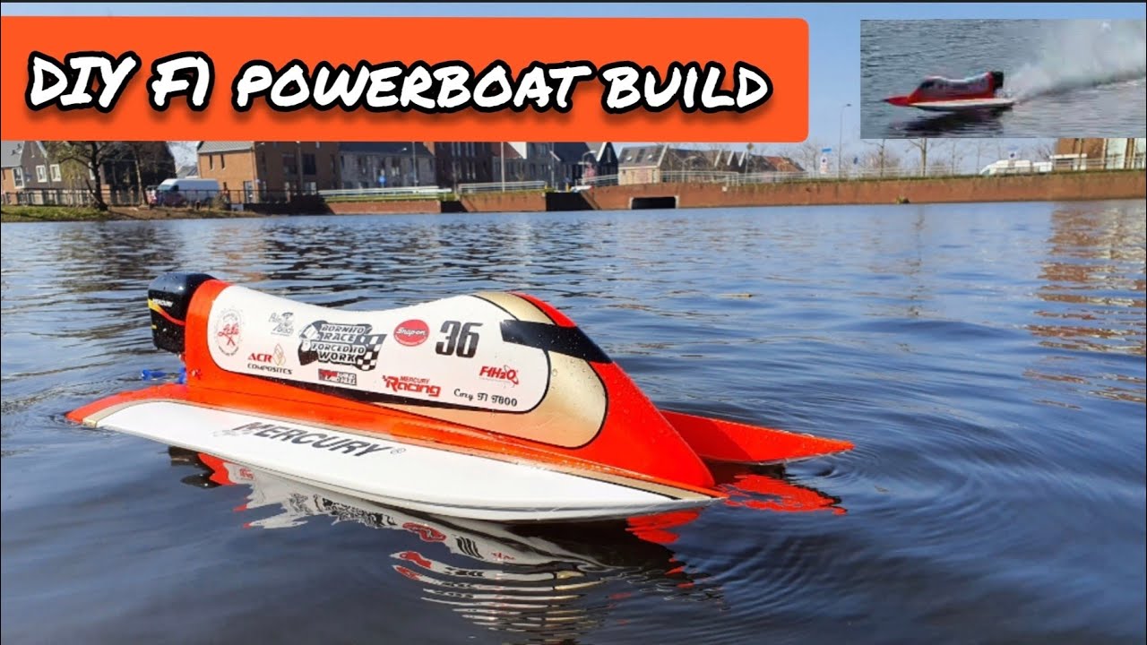 DIY rc F1 Powerboat - construction