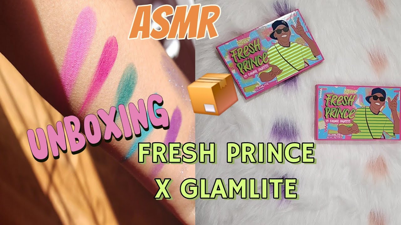 📦UNBOXING FRESH PRINCE X GLAMLITE #tattiismakeupymas #unboxing #paletadesombras #glamlitecosmetics