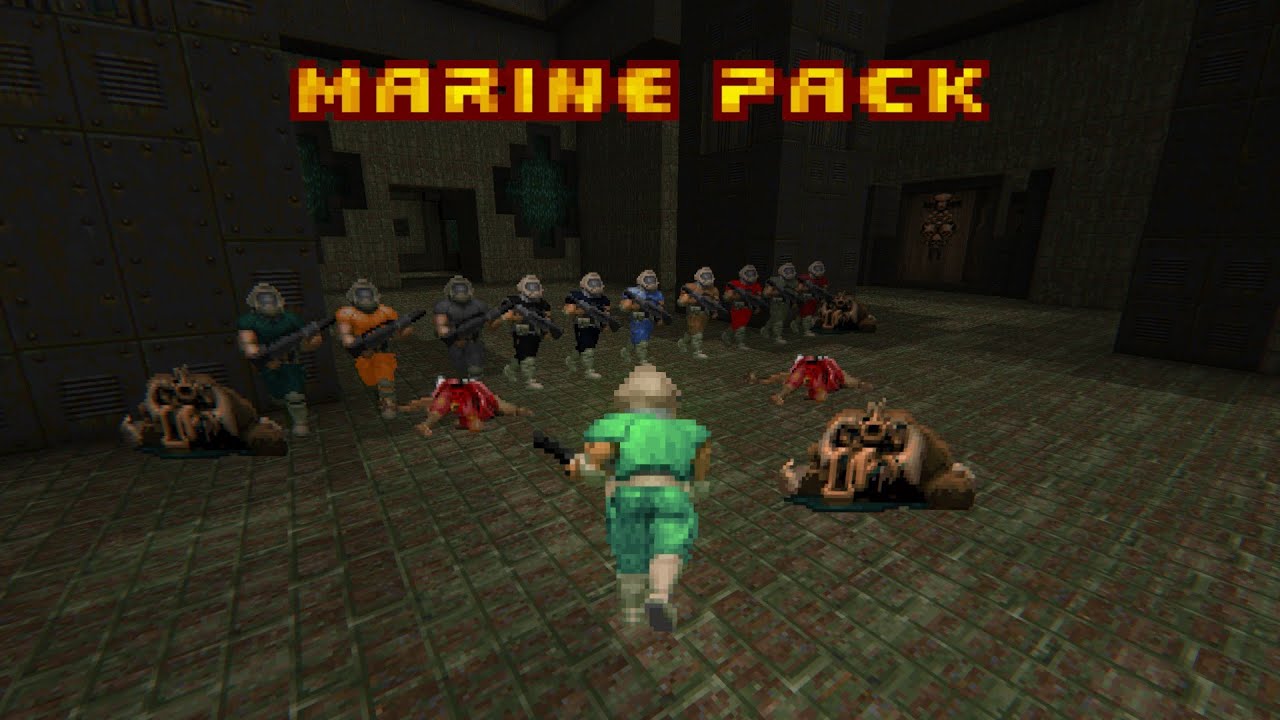 Marine pack showcase - Doom