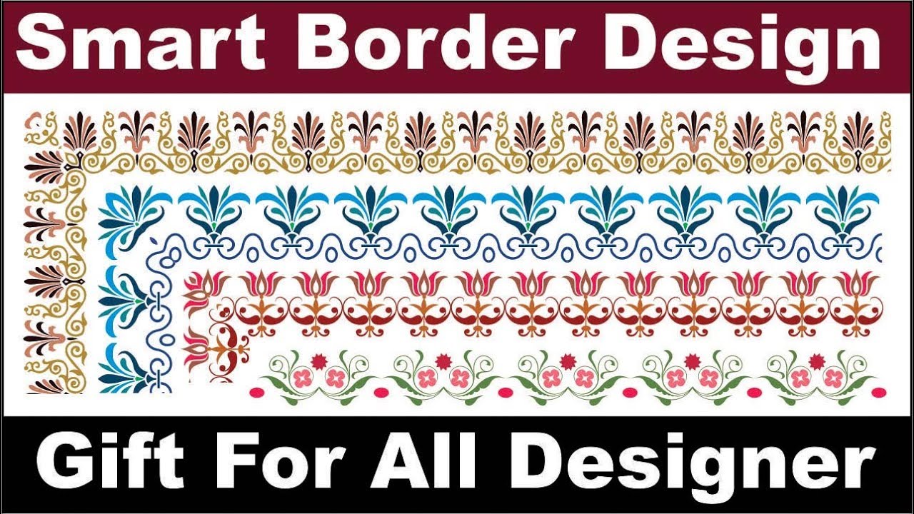 how to design border in coreldraw and border design in coreldraw