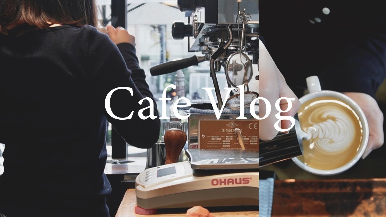 【vlog｜5:00AM カフェ店員】早起きするバリスタの一日｜ラテアート