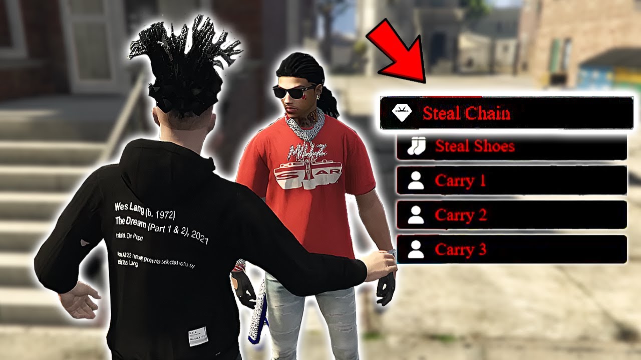 SNATCHING CHAINS In The Hood In GTA RP