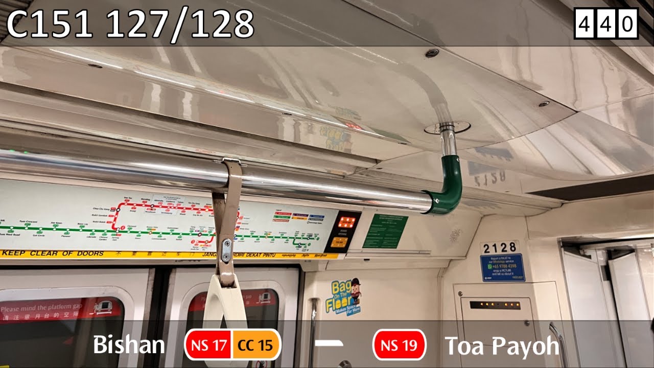 [Retired][SMRT] KHI C151 ~ 127/128 NS17 Bishan → NS19 Toa Payoh