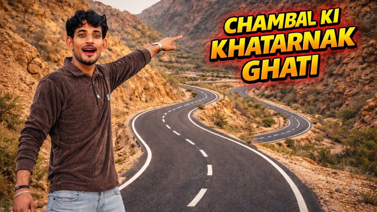 चंबल की घाटी में ऐसा रोड पहले कभी नहीं देखा होगा | Dangerous Road | RahulSharmaRj34 