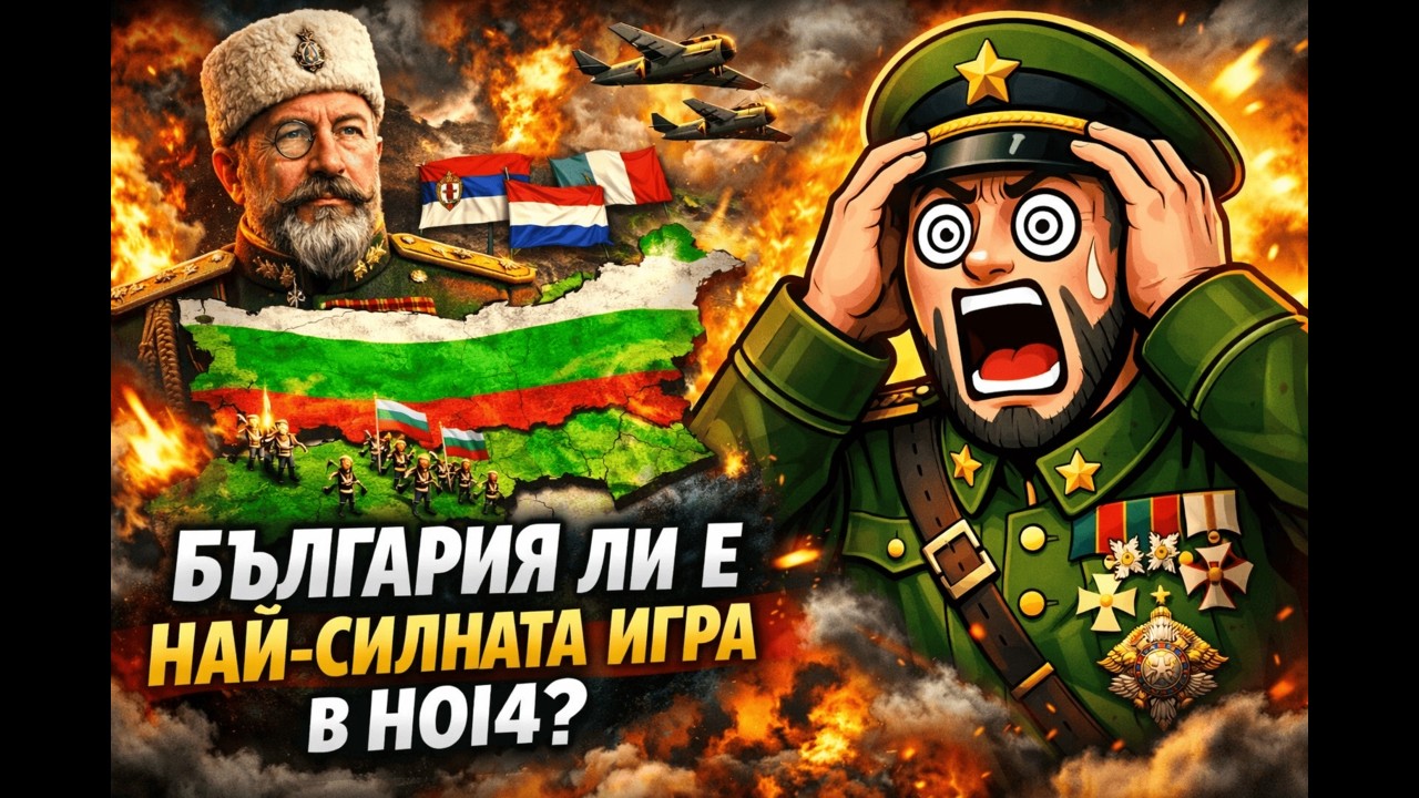 България покорява Балканите — не очаквах това… | HOI4 Епизод 1