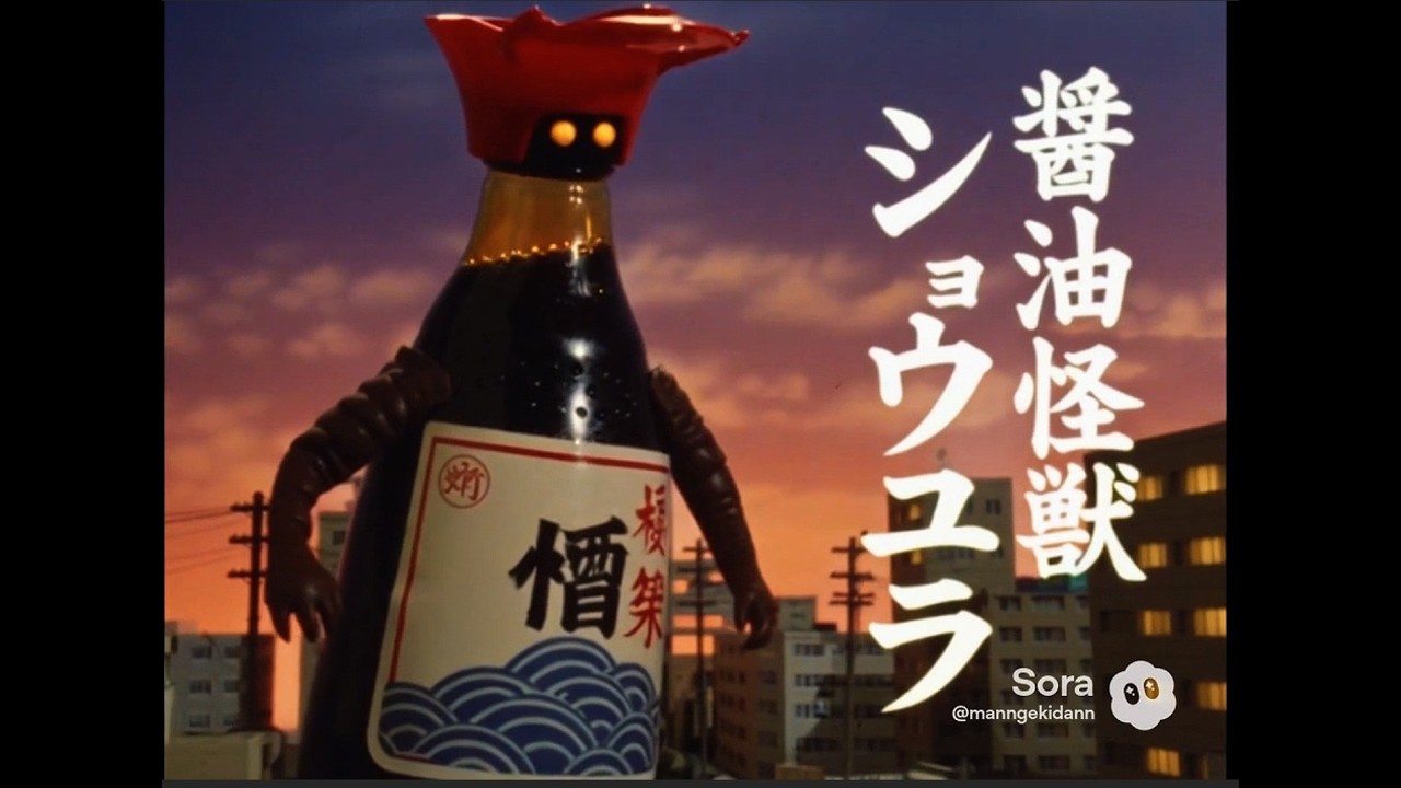 AIが考えた特撮映画　個性的な怪獣たち　映画予告編　怪獣図鑑