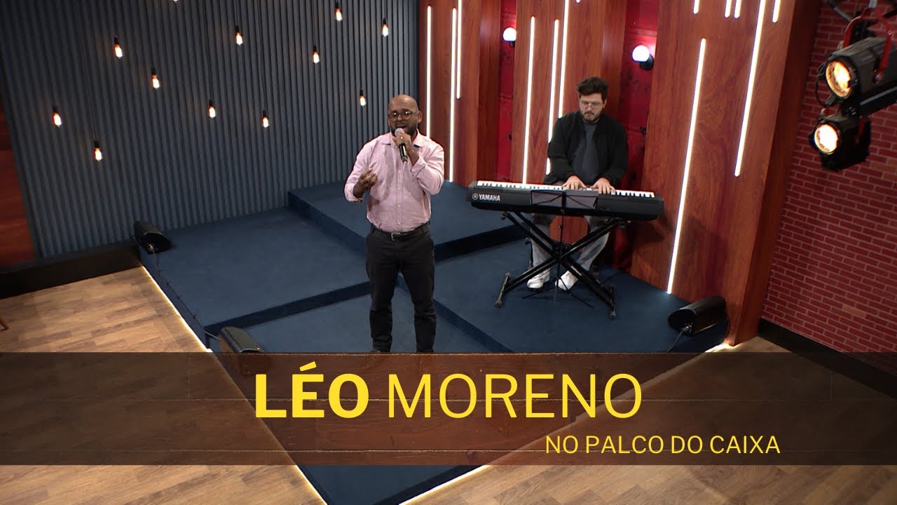 LÉO MORENO no Palco do Caixa de Música