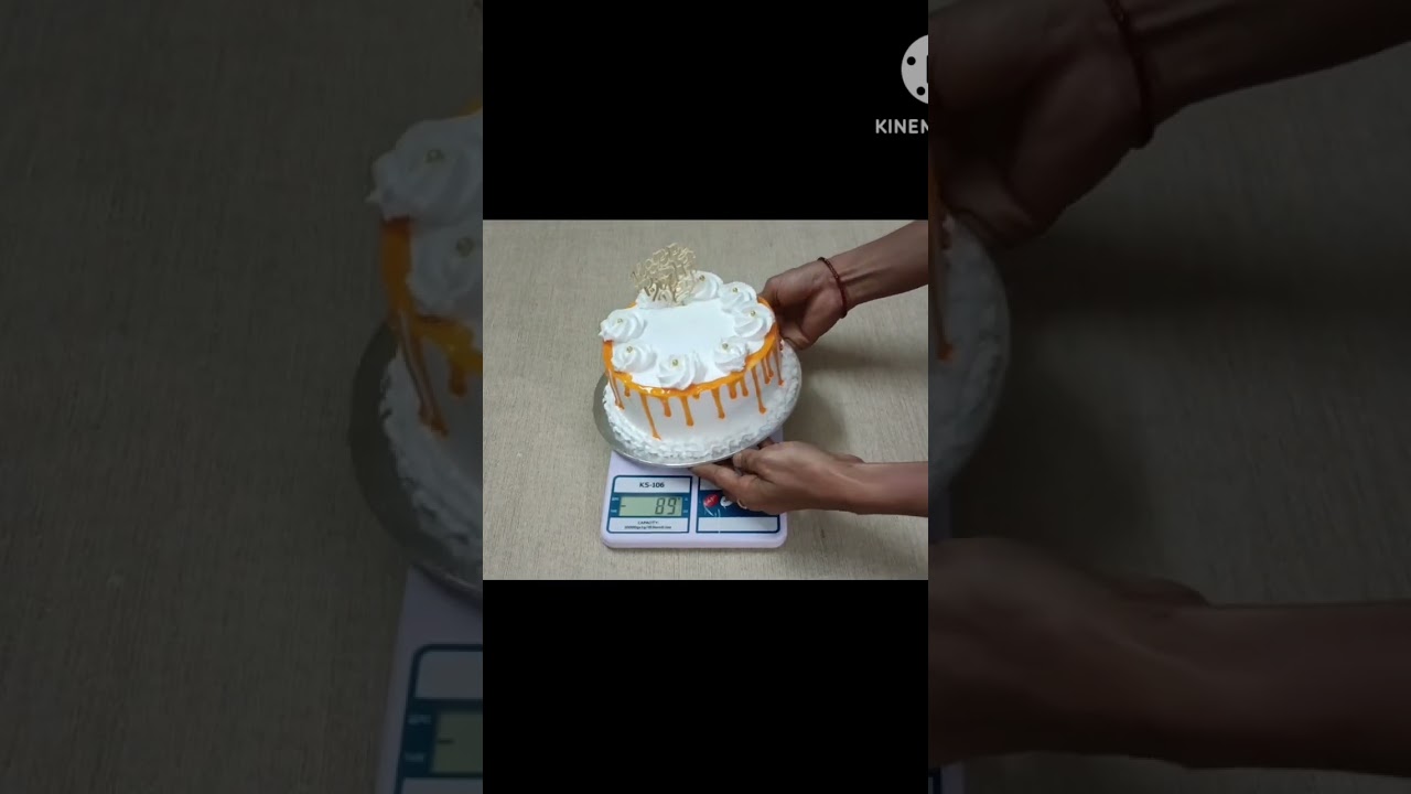 How To Weigh A Cake Before Giving It To Customer|