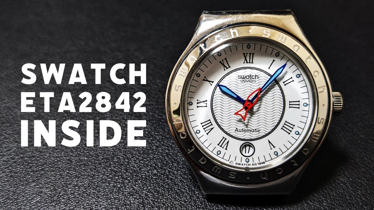 Service an automatic watch ETA 2842  - Swatch Irony Automatic 