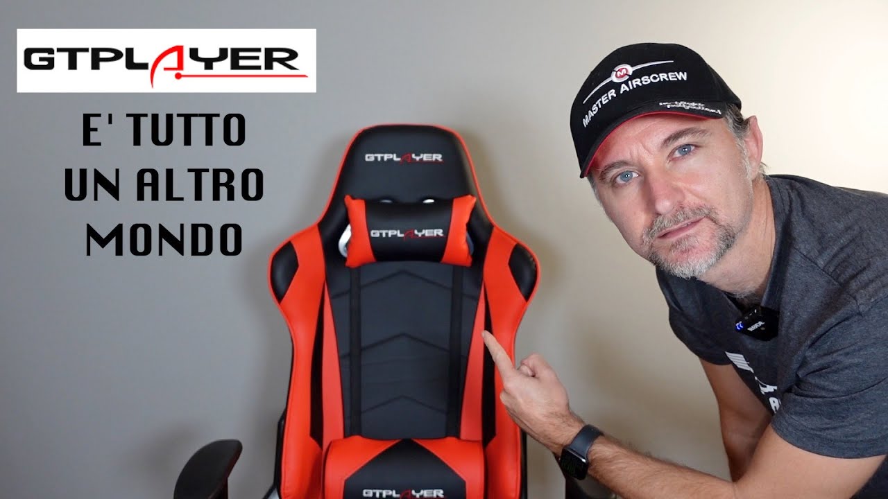 GTPLAYER SEDIA DA GAMING - E' TUTTO UN ALTRO MONDO
