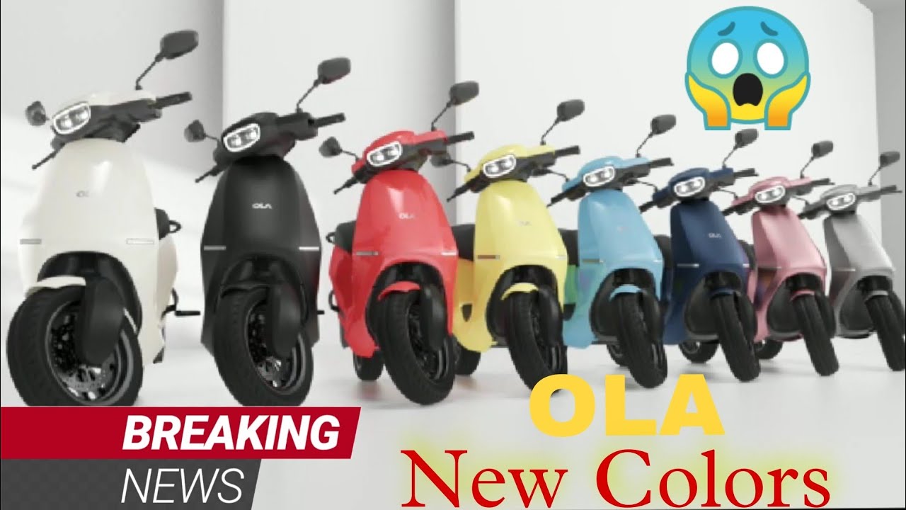 ola electric scooter new colors 😱