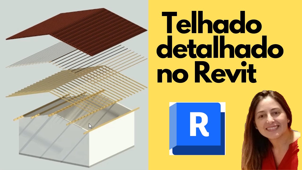 Telhado detalhado no Revit