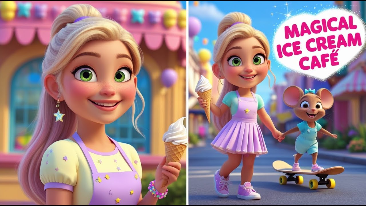 Pretty Doll Magical Ice Cream Friendship Adventure