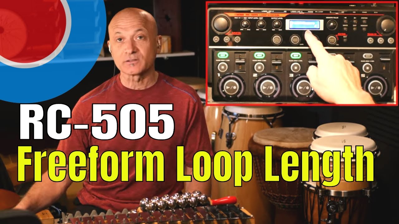 RC505 Loop Station - Free/Flexible Loop Lengths