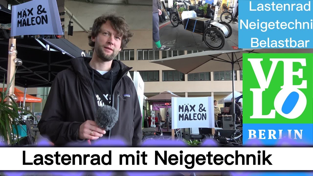 Lastenrad - Cargobike mit Neigetechnik von MÄX & MÄLEON VELO Berlin
