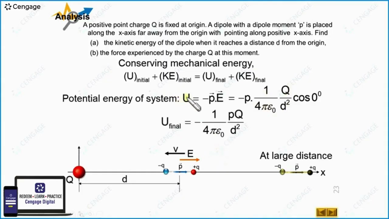 Potential Energy of a Dipole Placed in an Electric Field | Part–3 | B.M.Sharma |Crack JEE |Physics