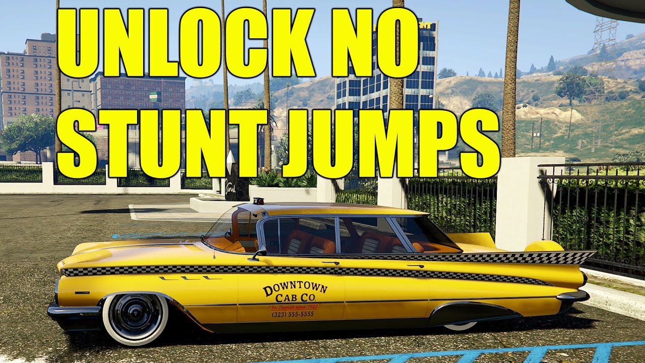 GTA 5 Online Eudora Taxi Livery Unlock No Stunt Jumps
