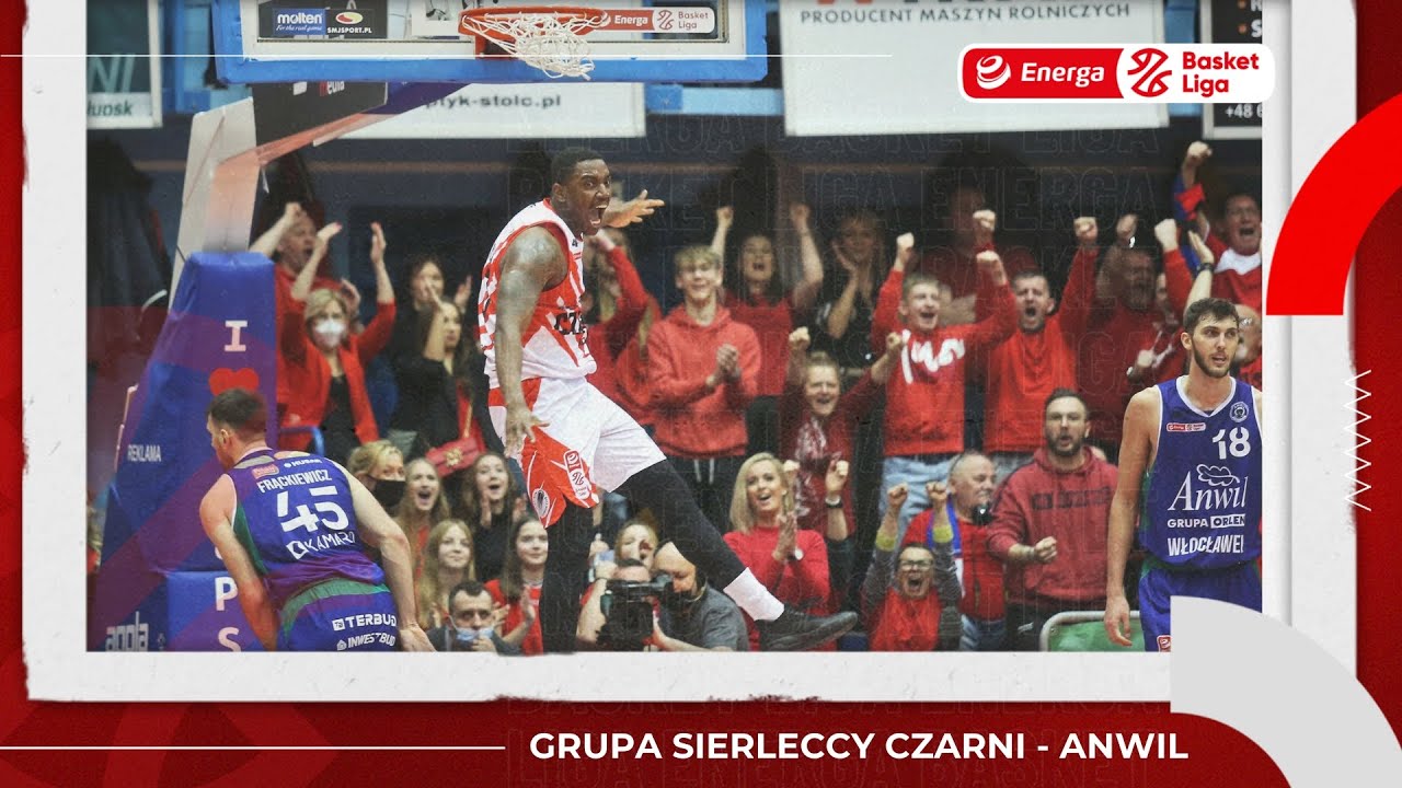Grupa Sierleccy Czarni 🆚 Anwil - najlepsze akcje 🔥 #EnergaBasketLiga #PLKPL