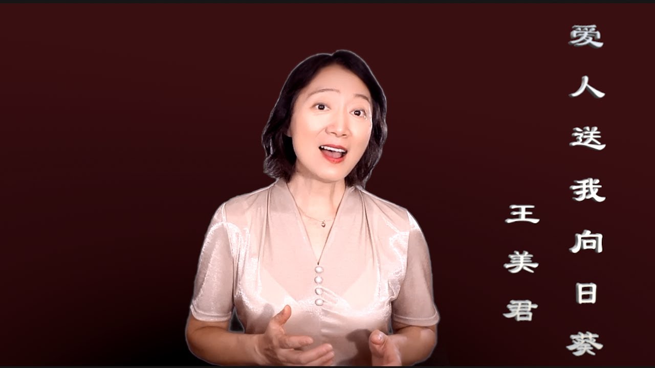 经典艺术歌曲《爱人送我向日葵》 王美君 演唱