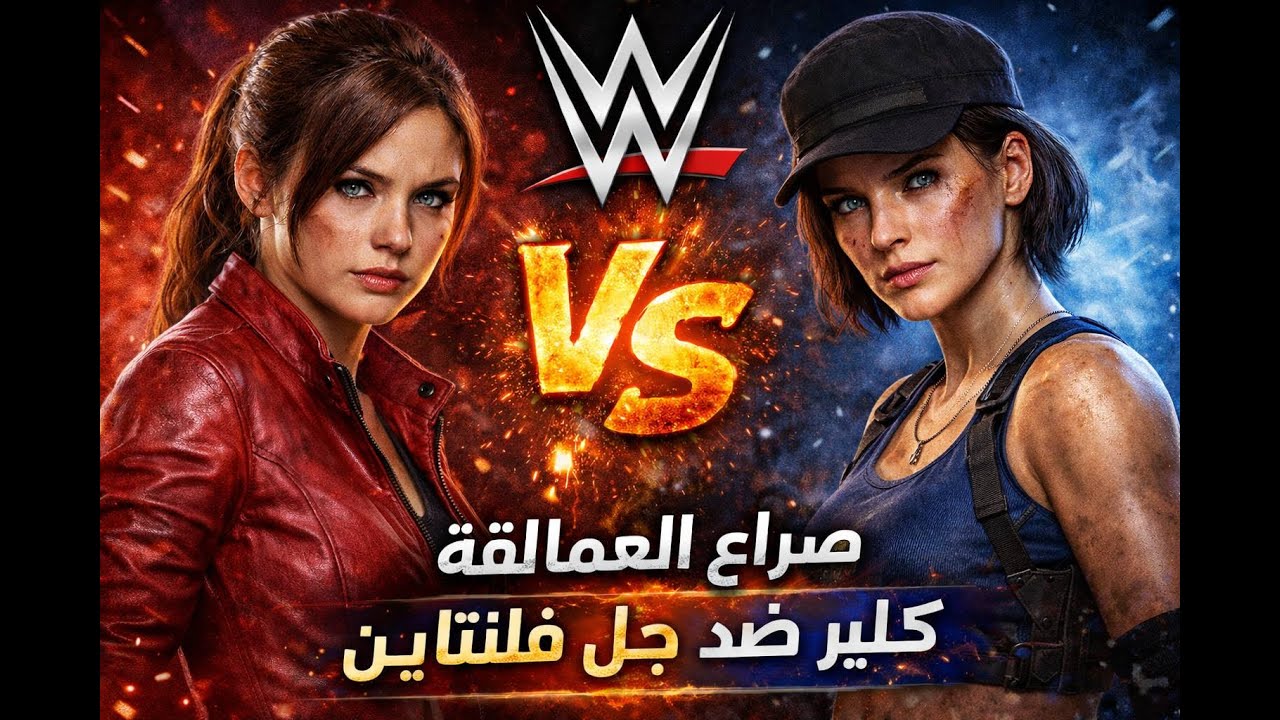 تحدي كلير فلنتاين ضد جيل ريد فيلد wwe2k25
