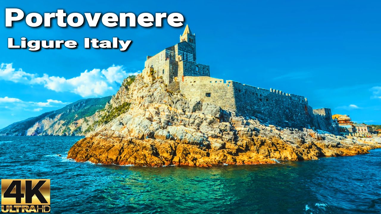 Portovenere Italy Walking Tour | Italian Riviera 4k 60fps