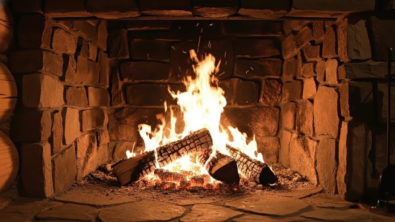 🔥 Cozy Fireplace Ambience | 8 Hours of Deep Sleep & Relaxation