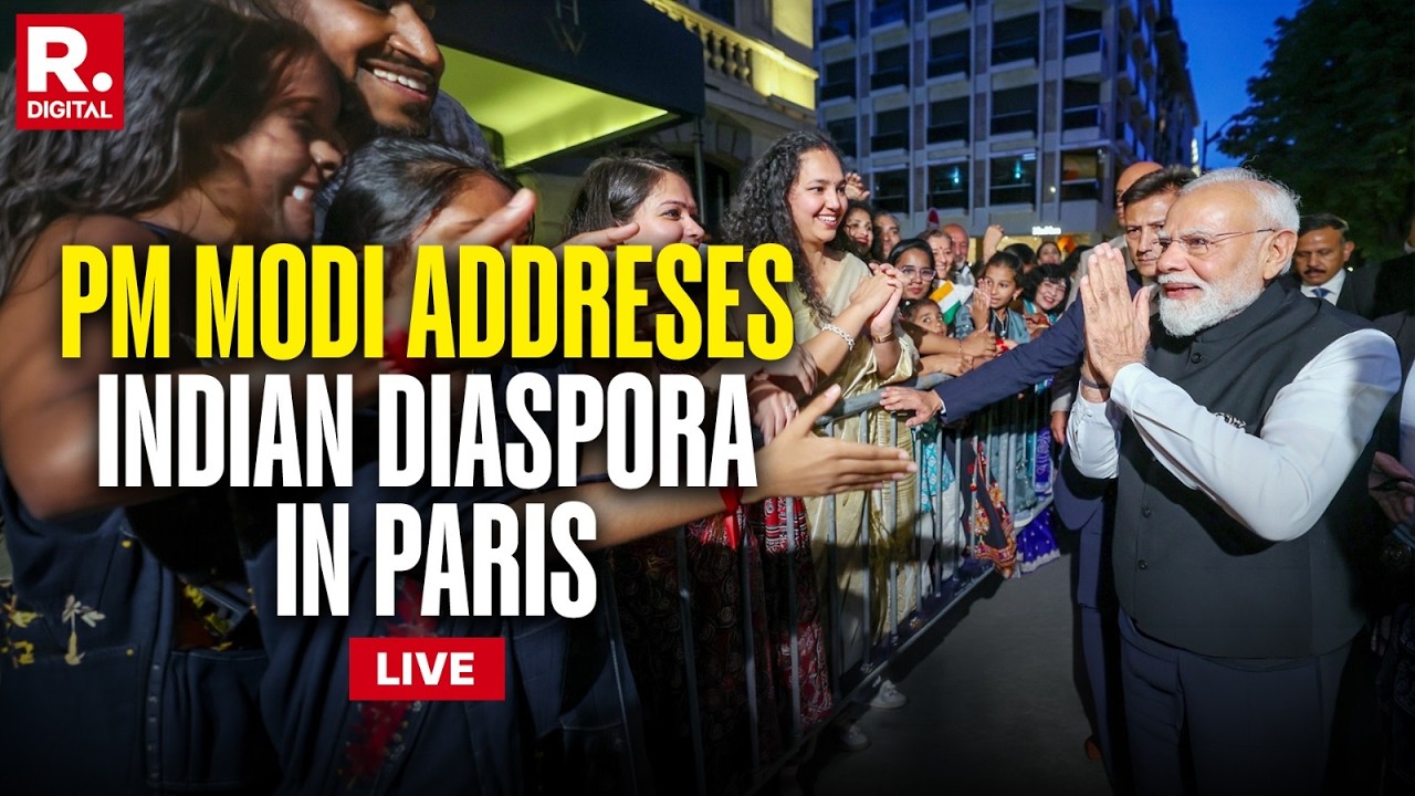 LIVE: PM Modi Addresses Indian Diaspora in Paris | Grand Community Event During France Visit