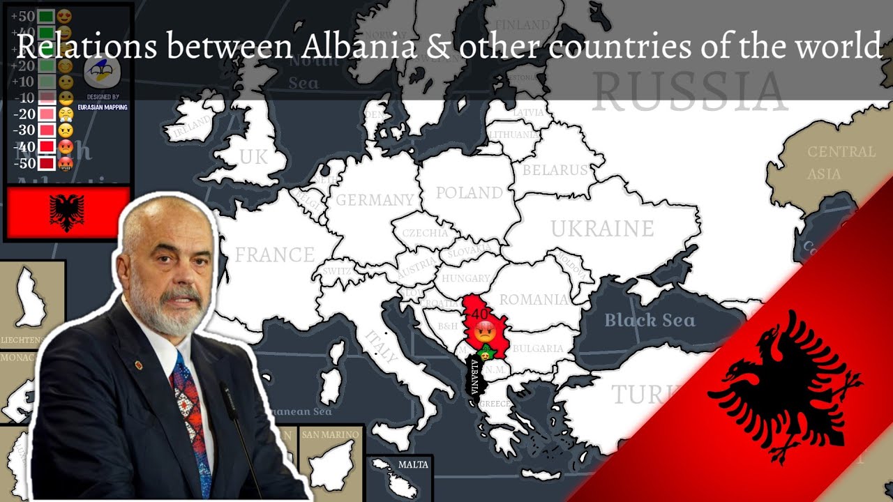 Relations between Albania & other countries of the world