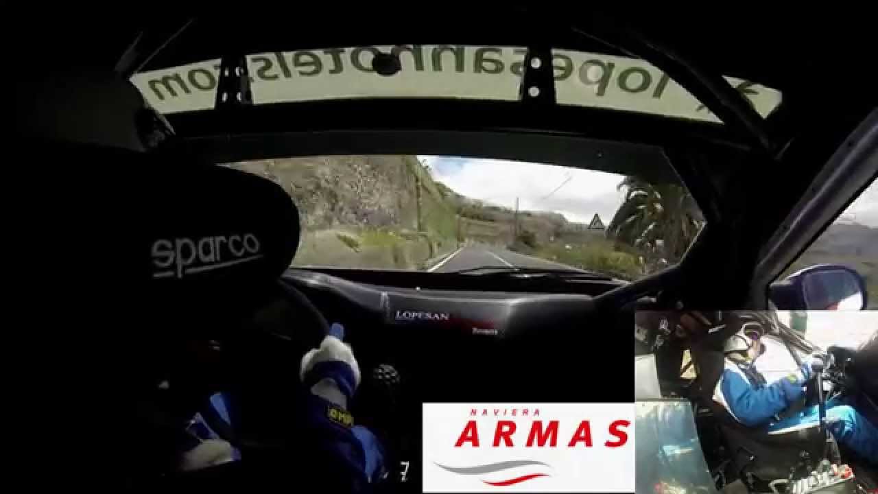 Subida Arucas 2014 Modesto Martin BMW E90 Silueta