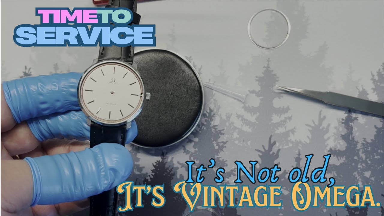 Vintage 1977 Omega De Ville Servicing Part 1