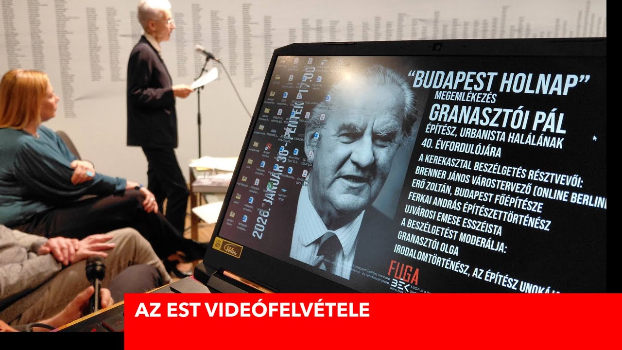 FUGA874_online: Megemlékezés Granasztói Pál építész, urbanista halálának 40. évfordulójára
