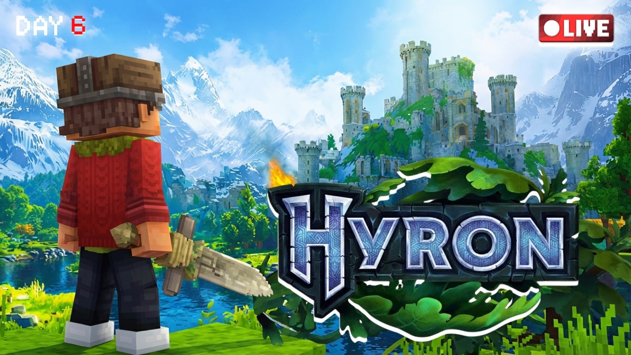 Day 6 Grinding on the Hytale Server | Hyron | NjanFoxy