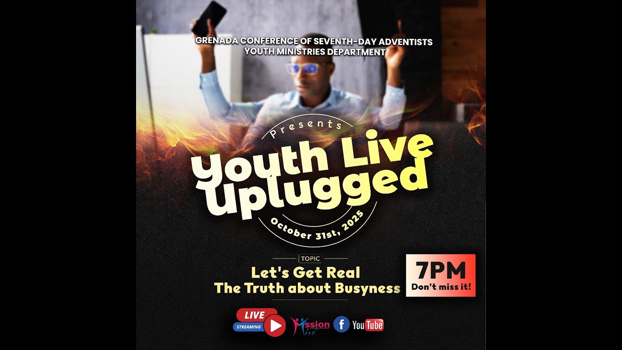 Youth Live Unplugged || Let's Get Real-The Truth About Busyness || October  31, 2025
