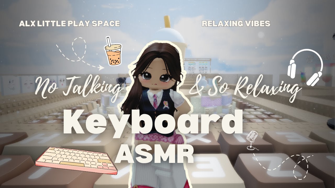 ROBLOX ASMR 🎧 Playing Boba Keys Tower! So Satisfying & Relaxing 🧋✨