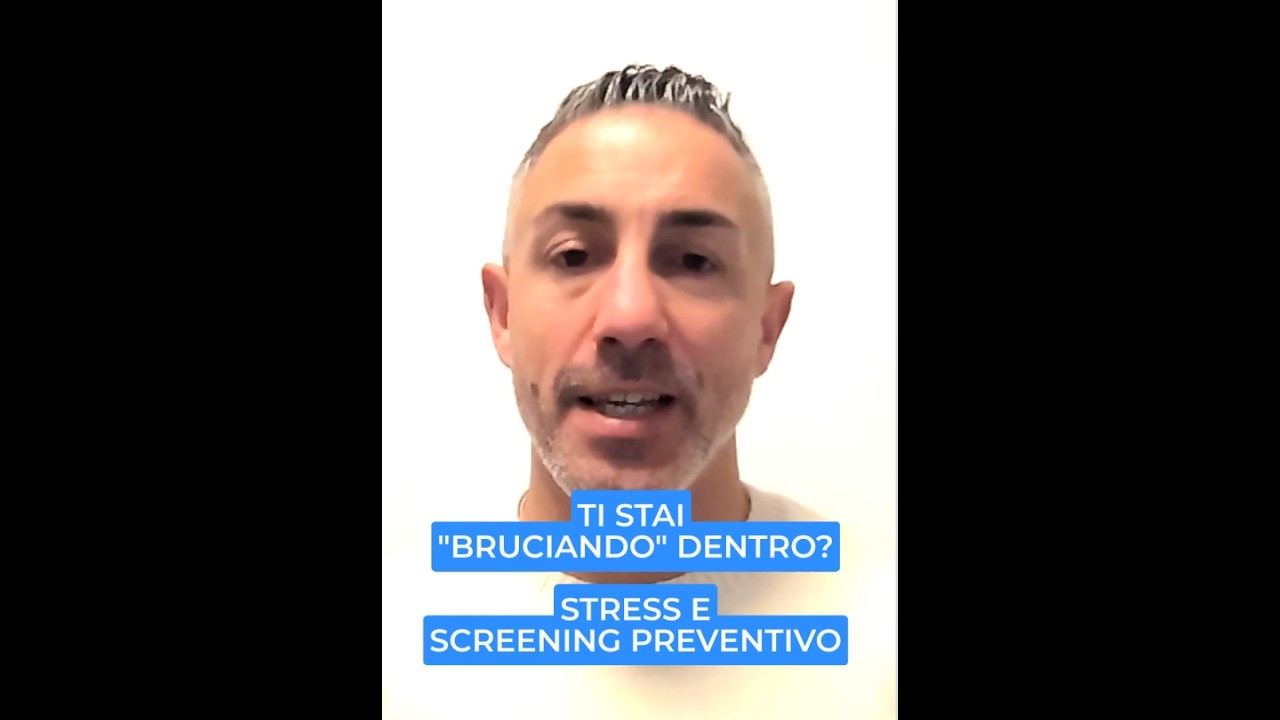 Ti stai bruciando dentro? Stress e screening preventico per professionisti sotto pressione