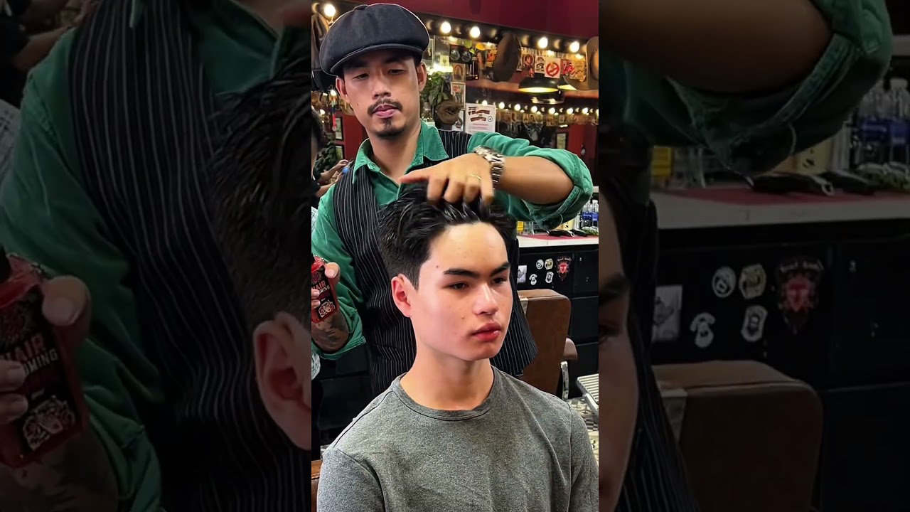 Curtain hairstyle 