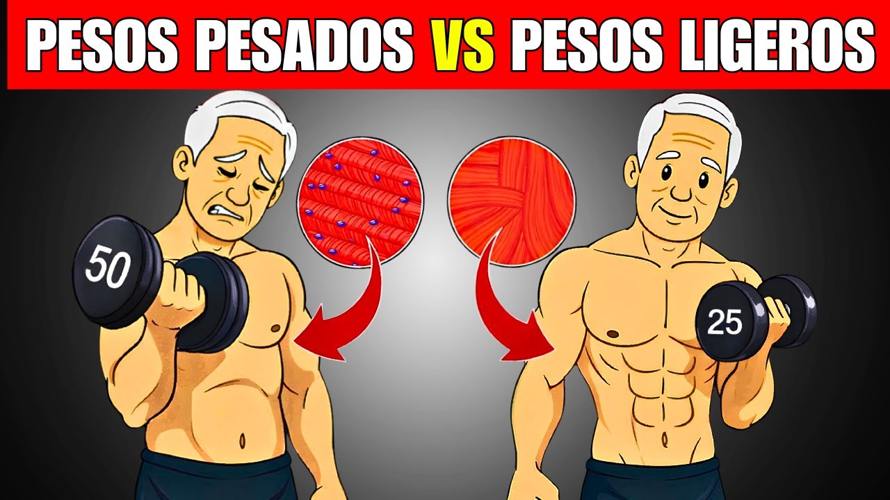 ¿Qué es Mejor Después de Los 40: Pesos Pesados o Pesos Ligeros? (Basado en la Ciencia)